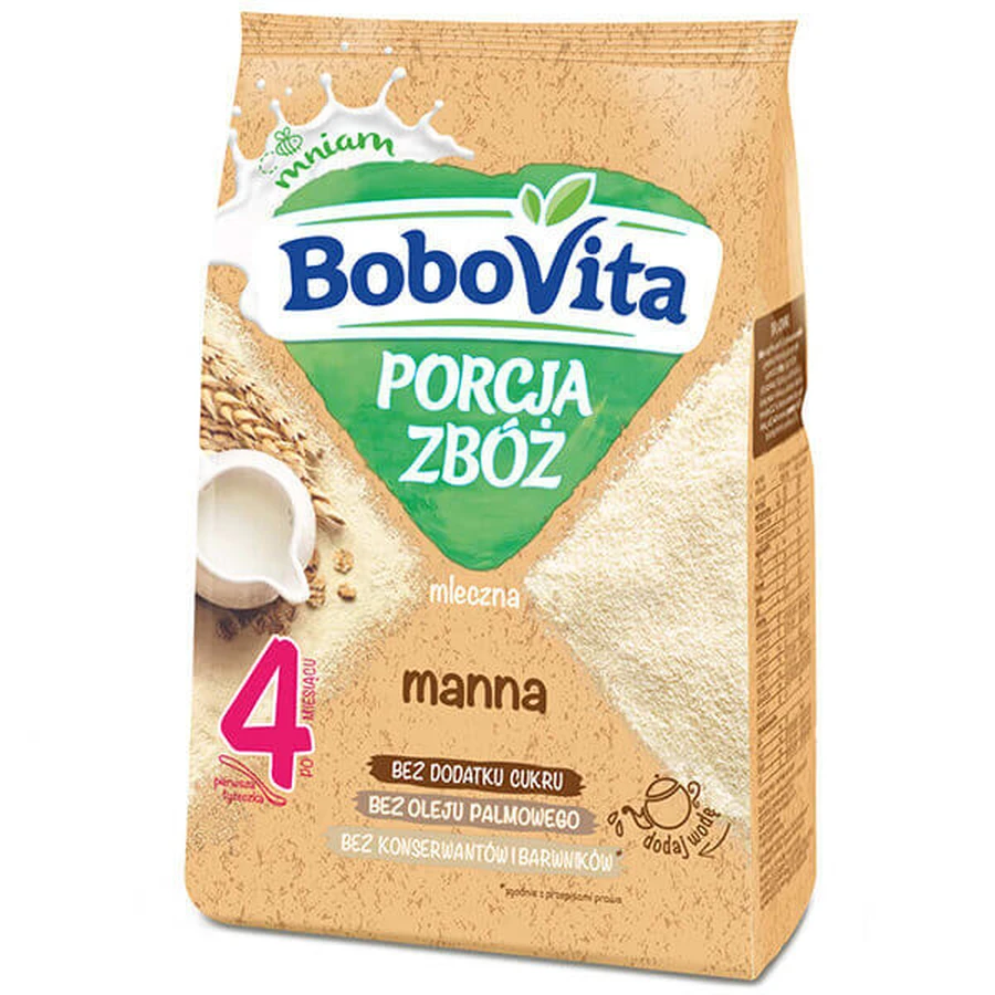 Каша BoboVita Porcja Zbó, молочна, без цукру, після 4 місяців, 210 г: ціни та характеристики
