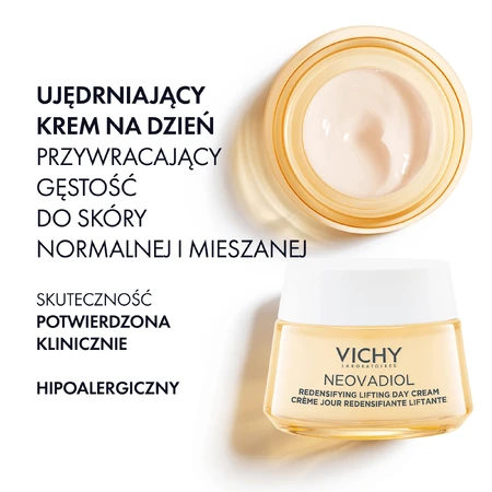 Vichy Neovadiol Peri-Menopause Зміцнюючий денний крем для відновлення пружності нормальної та комбінованої шкіри, 50 мл: ціни та характеристики