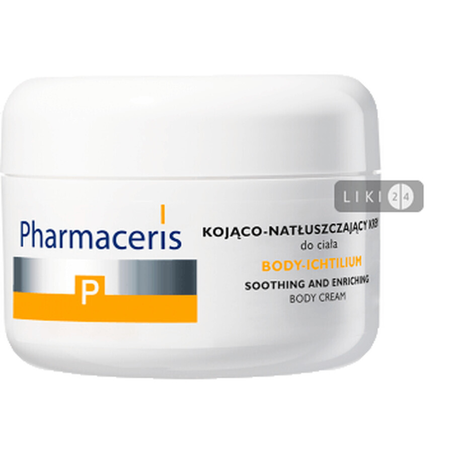 Заспокійливий поживний крем для тіла Pharmaceris P Body-Ichtilium 175 мл: ціни та характеристики