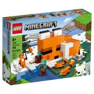 Лисье логово Lego Minecraft, +8 лет, 21178, Lego