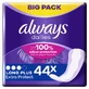 Always Dailies Extra Protect, гігієнічні прокладки Long Plus, 44 шт.