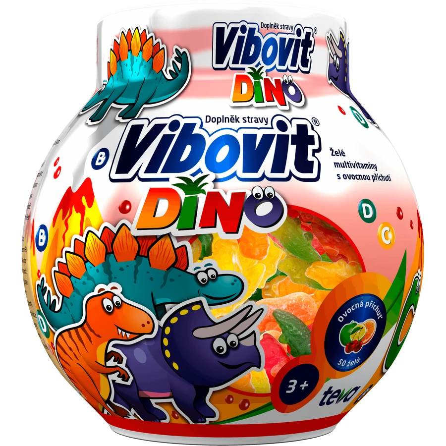 Полівітаміни Vibovit Dino elé 50 шт.: ціни та характеристики