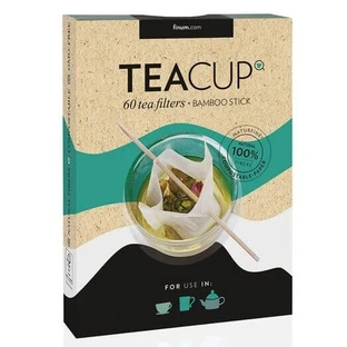 Фільтри Naturfine для чаю та бамбукових паличок Teacup, 60 штук, Finum