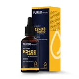 Pureo Health Вітаміни K2+D3 4000 МО краплі, 30 мл