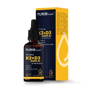 Pureo Health Витамины K2+D3 4000 МЕ капли, 30 мл