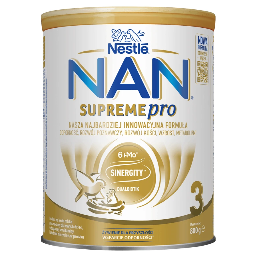 Nestle NAN Supremepro 3 HMO, молочна суміш для дітей старше 1 року, 4 х 800 г: ціни та характеристики