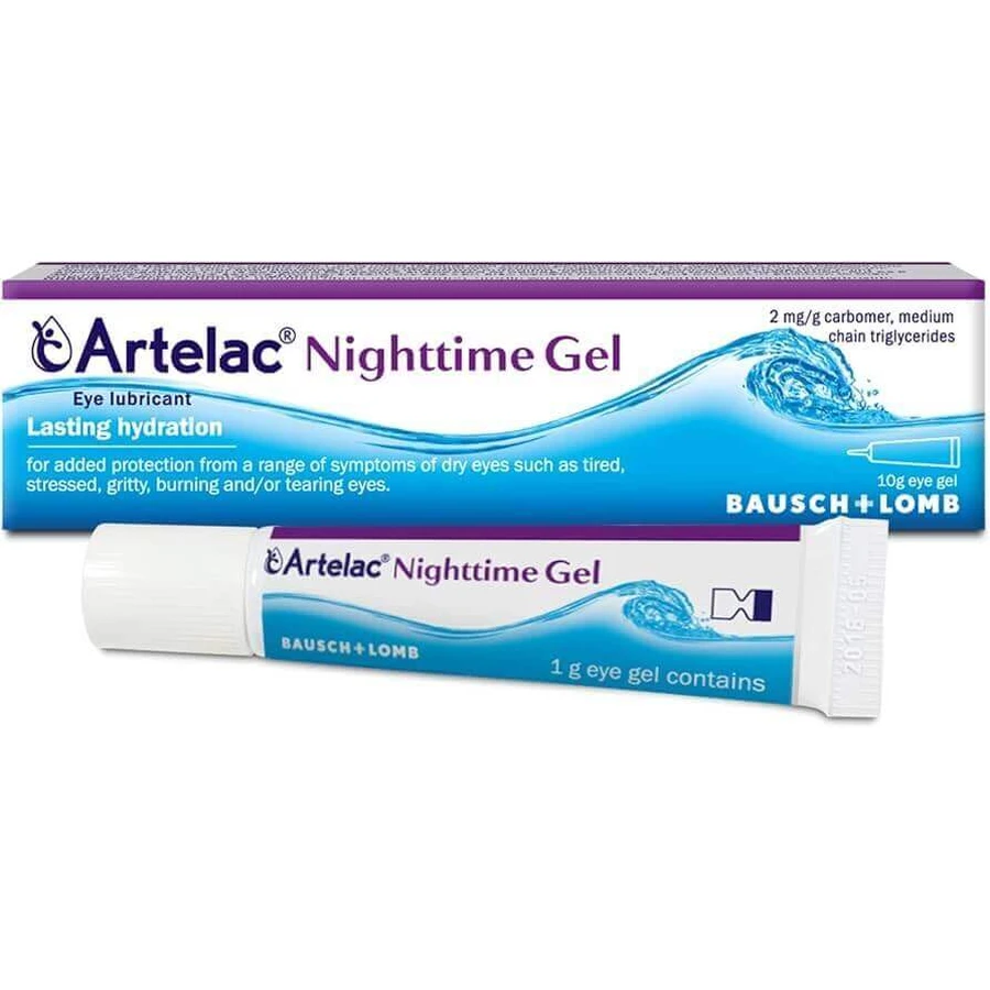Офтальмологический гель Bausch+Lomb Artelac, ночной, 10 г: цены и характеристики