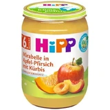 HiPP Яблуко, персик, мірабель, горіх з 6 місяців 190 г