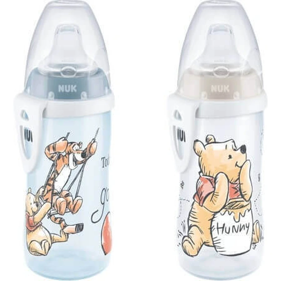 NUK FC Bottle PP Active Cup DISNEY - Вінні-Пух 1×1 шт, дитяча пляшечка 300 мл: ціни та характеристики