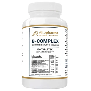 AltoPharma B-Complex, 100% RWS, 120 таблеток