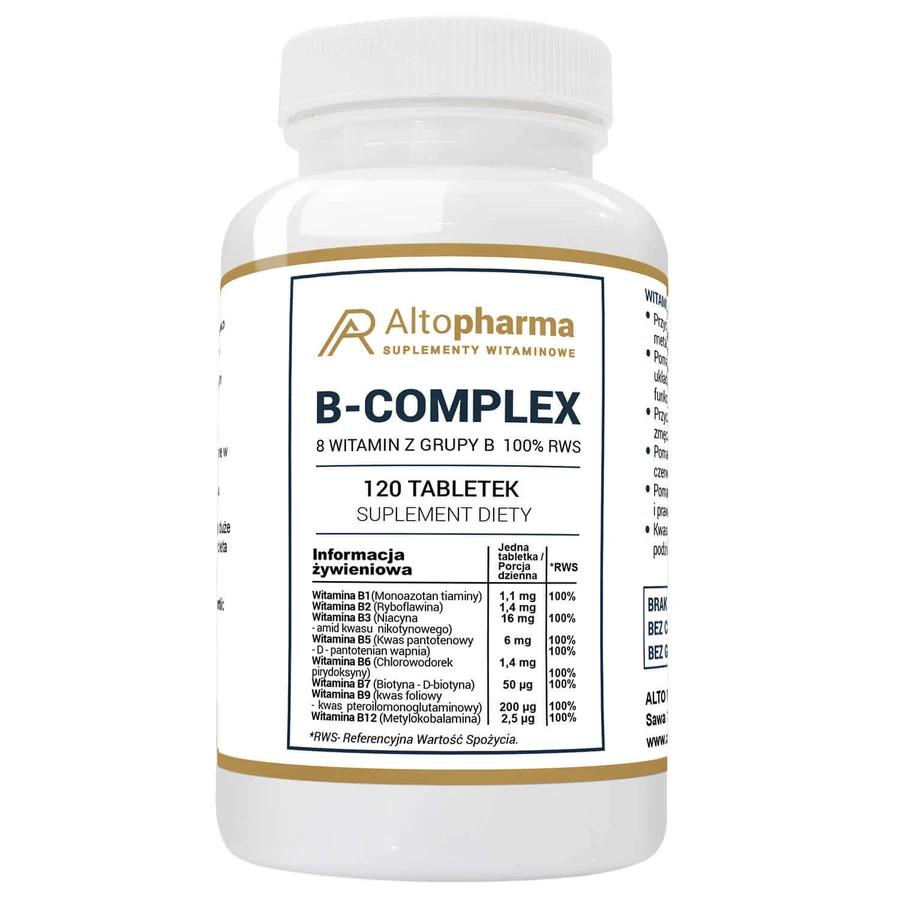 AltoPharma B-Complex, 100% RWS, 120 таблеток: цены и характеристики
