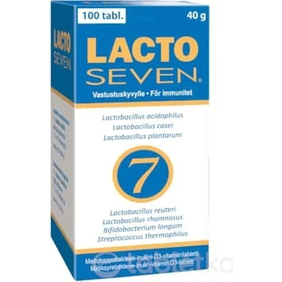 Vitabalans LACTOSEVEN 1×100 тбл, харчова добавка: ціни та характеристики
