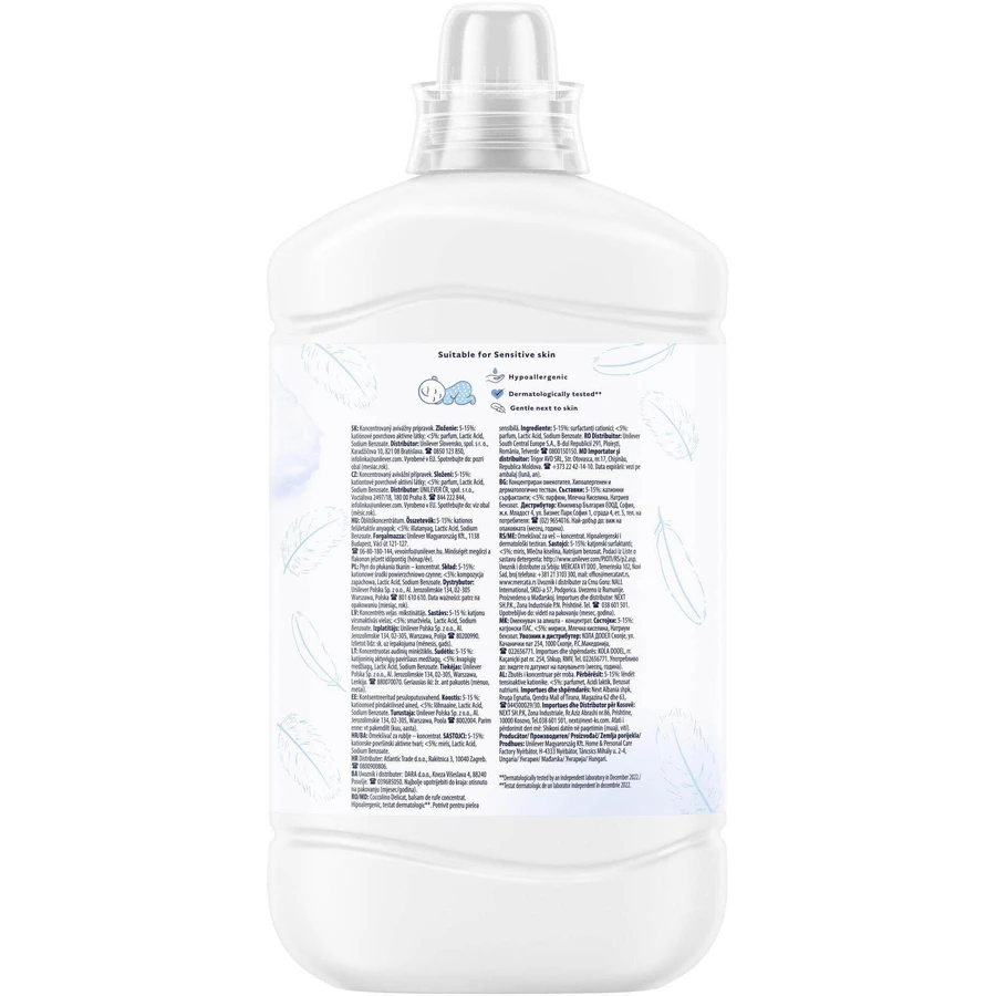 Coccolino avivá White sensitive 1,7 л: ціни та характеристики