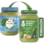 Органічна броколі Gerber з горошком та індичкою 190 г: ціни та характеристики