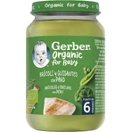 Органічна броколі Gerber з горошком та індичкою 190 г: ціни та характеристики