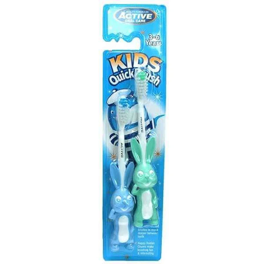 Зубные щетки Active Oral Care для детей 3-6 лет Кролик, 2 штуки: цены и характеристики