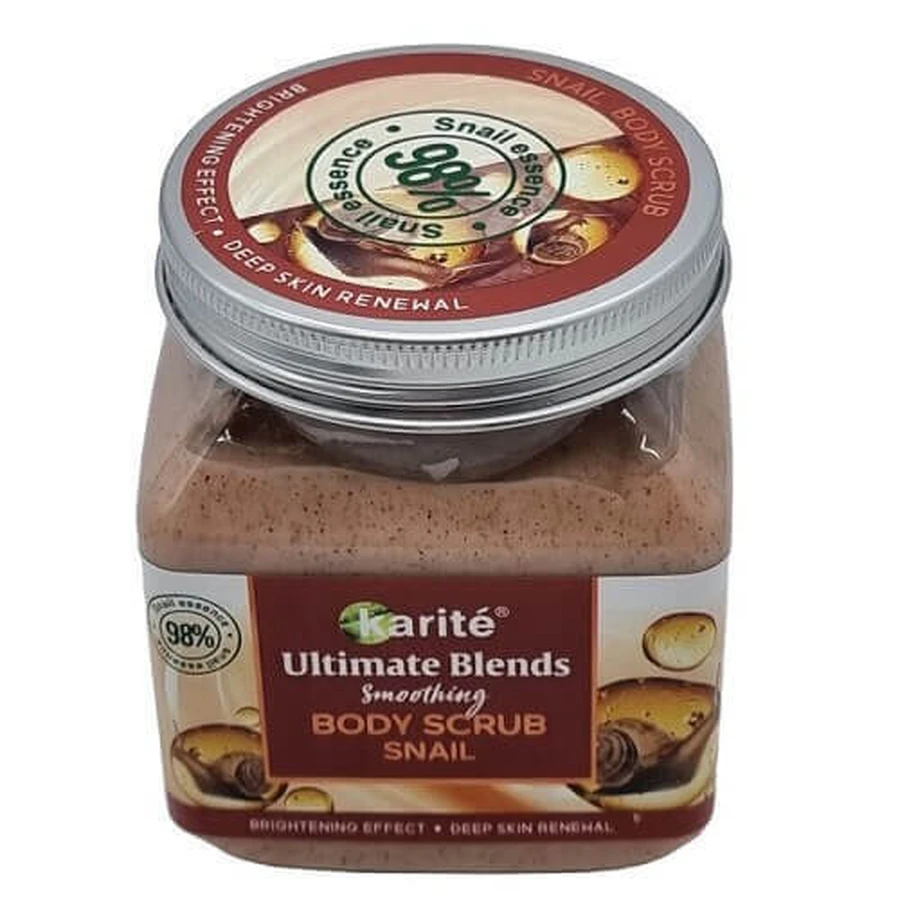 Ultimate Blends Разглаживающий скраб для тела с 98% экстрактом улитки, Ши, Ultimate Blends Разглаживающий, Улитка, 320 мл: цены и характеристики