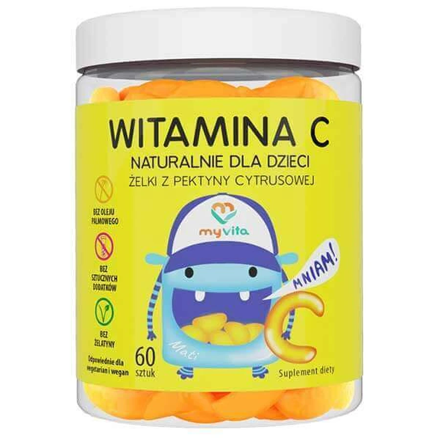 MyVita, натуральний вітамін С з лосятини, 60 таблеток: ціни та характеристики