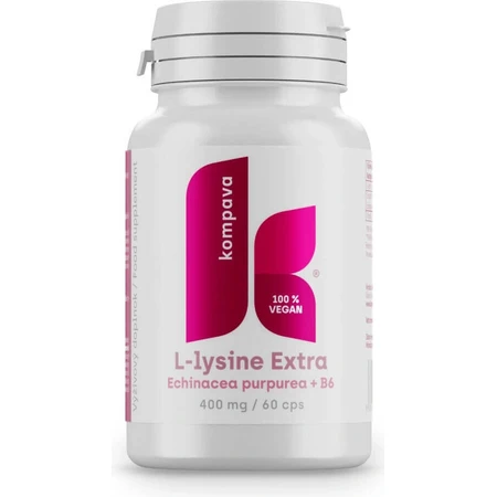 Compava L-LYSINE EXTRA 400 мг 1×60 капс, пищевая добавка: цены и характеристики