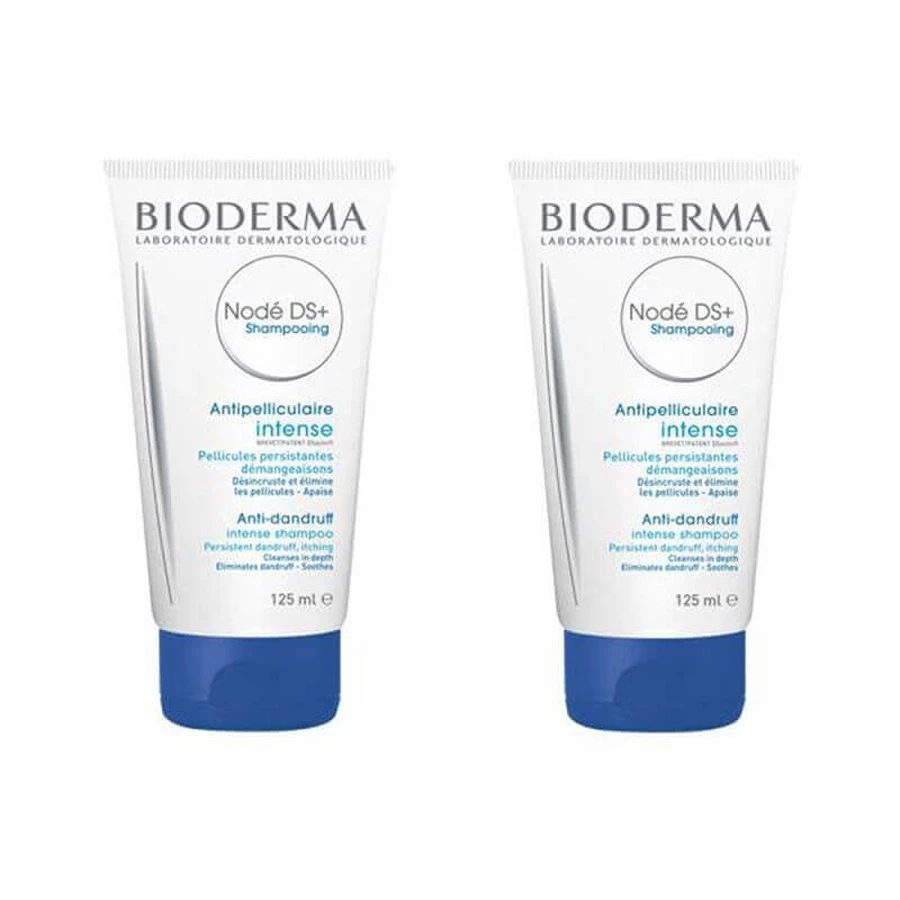 Шампунь проти рецидивів Bioderma Node DS+, 2 x 125 мл (знижка 70% на 2-й продукт): ціни та характеристики