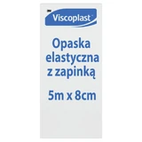 Вископласт, эластичный бинт с заминкой, 5 м х 8 см, 1 шт.