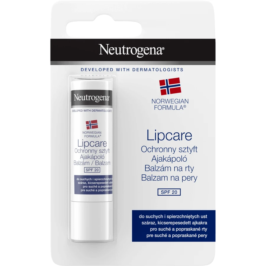 Бальзам для губ Neutrogena SPF 20, 4,8 г: ціни та характеристики