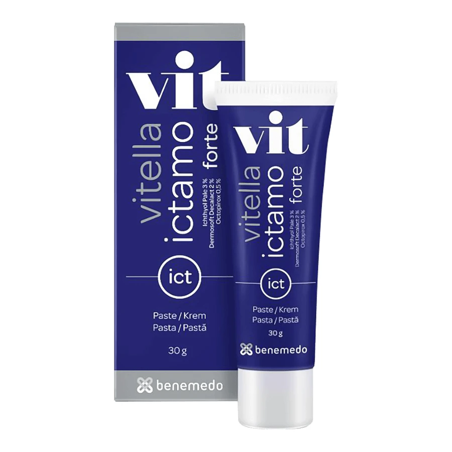 Vitella Ictamo Forte, крем для складних уражень шкіри, 30 г: ціни та характеристики