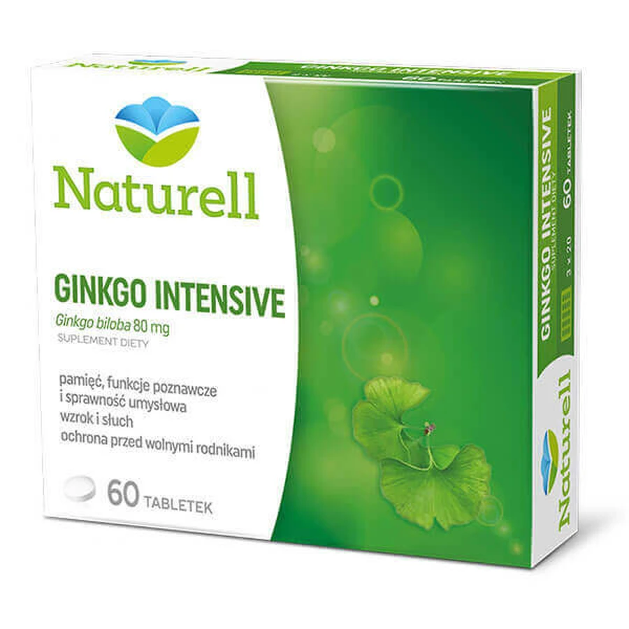 Naturell Гінкго Інтенсив, 60 таблеток: ціни та характеристики