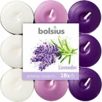 Ароматические свечи Bolsius 18шт Лаванда трехцветная, ароматические свечи 1×18 шт, ароматическая свеча: цены и характеристики