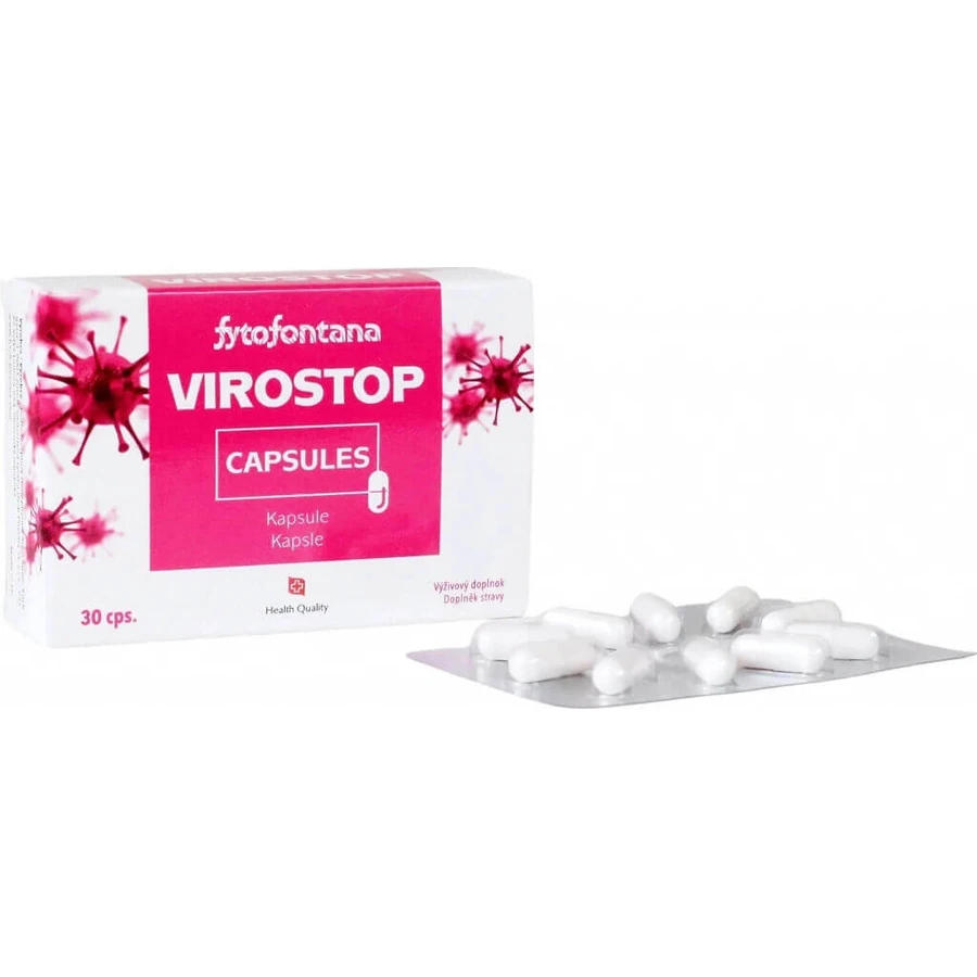фітофонтана VIROSTOP 1×30 cps, дієтична добавка: ціни та характеристики