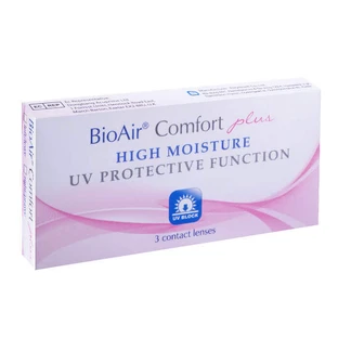 BioAir Comfort Plus, контактные линзы, 30 дней, -7.00, 3 шт.