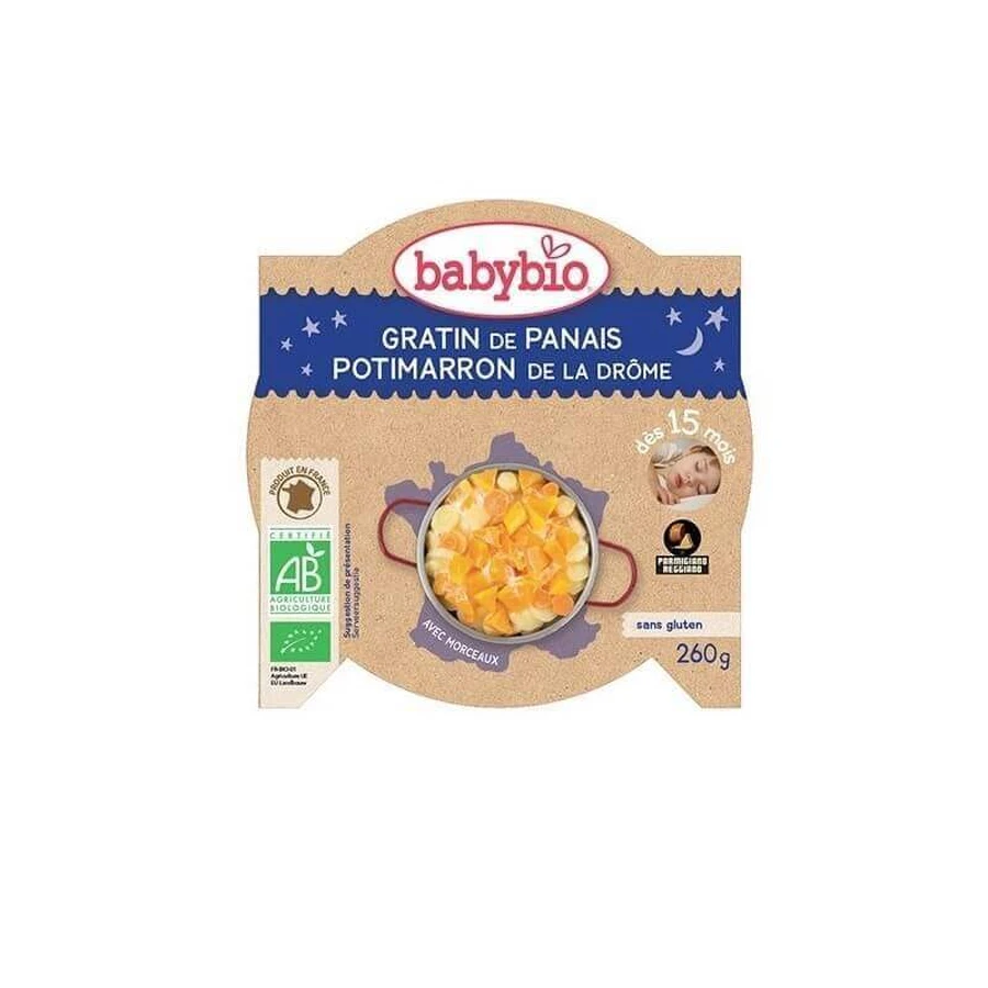 Меню из пастернака au gratin и тыквенного дроме, 260 г, Babybio: цены и характеристики