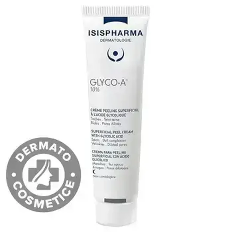 IsisPharma Glyco-A Пілінг-крем з 10% гліколевої кислоти, 30 мл: ціни та характеристики