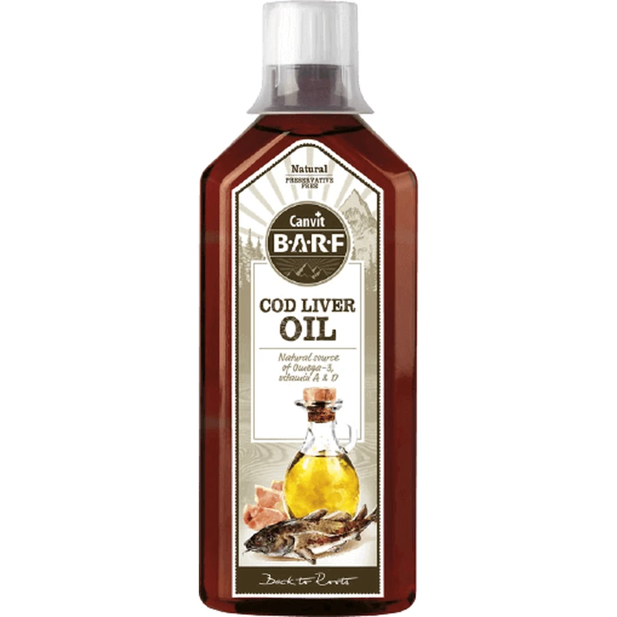 Canvit BARF Cod Liver Oil 500 мл: цены и характеристики