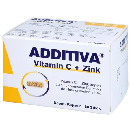 Витамин С+ Цинк Additiva Vitamin C+ Zinc, 80 таблеток: цены и характеристики