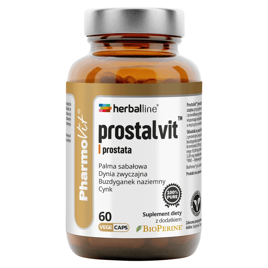 PharmoVit HerbalLine Prostalvit Простата, 60 ролінових капсул: ціни та характеристики