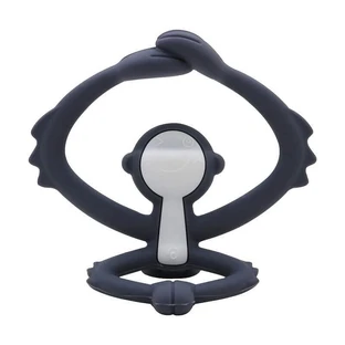 Силіконове ясенне кільце Monkey, Grey, Mombella