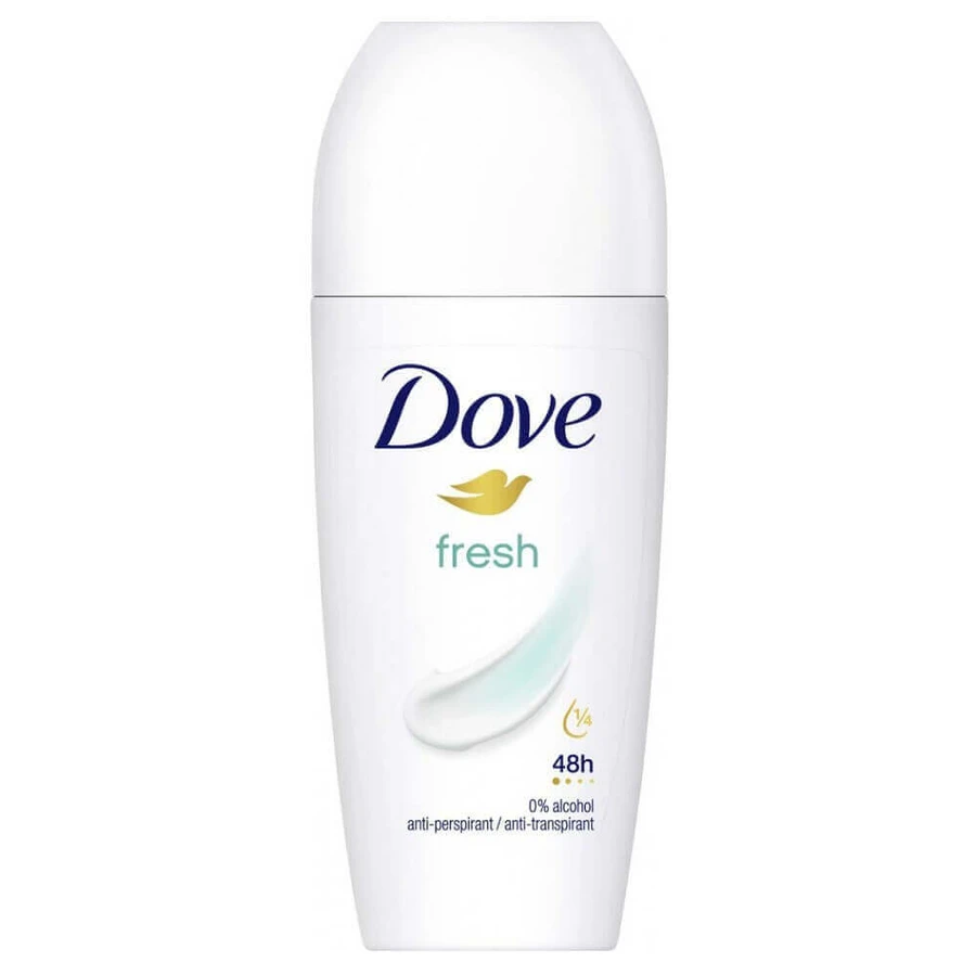 Роликовый дезодорант-антиперспирант Fresh Antiperspirant для женщин, 50 мл, Dove: цены и характеристики