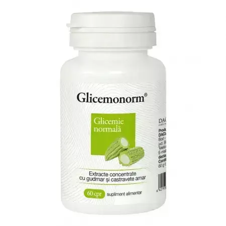 Глицемонорм, 60 таблеток, завод Дачия: цены и характеристики