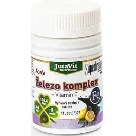 JutaVit elezo complex 1×40 tbl, пищевая добавка: цены и характеристики