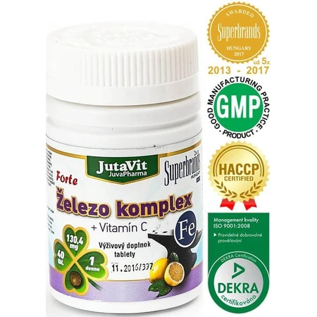 JutaVit elezo complex 1×40 tbl, пищевая добавка: цены и характеристики