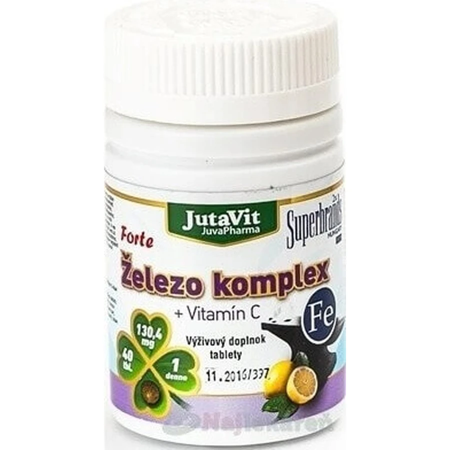 JutaVit elezo complex 1×40 tbl, пищевая добавка: цены и характеристики