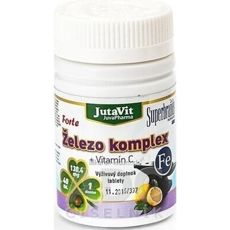 JutaVit elezo complex 1×40 tbl, пищевая добавка: цены и характеристики