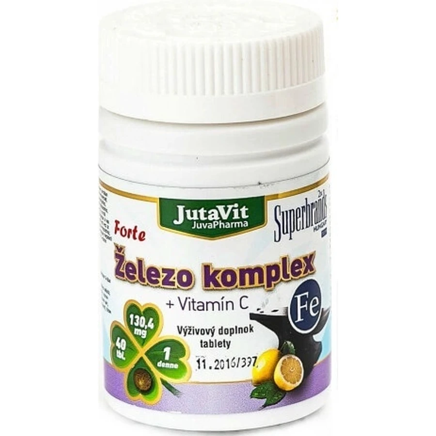 JutaVit elezo complex 1×40 tbl, пищевая добавка: цены и характеристики