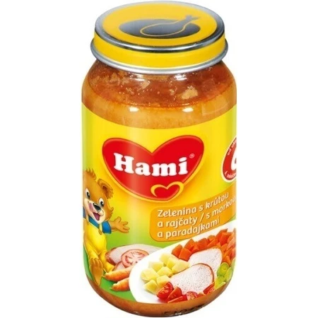 ХАМИ ДЖЕД.ЗЕД.ЗЕЛ.+МОРН.+РАЙК. 1×200 г, мясо-овощная закуска: цены и характеристики