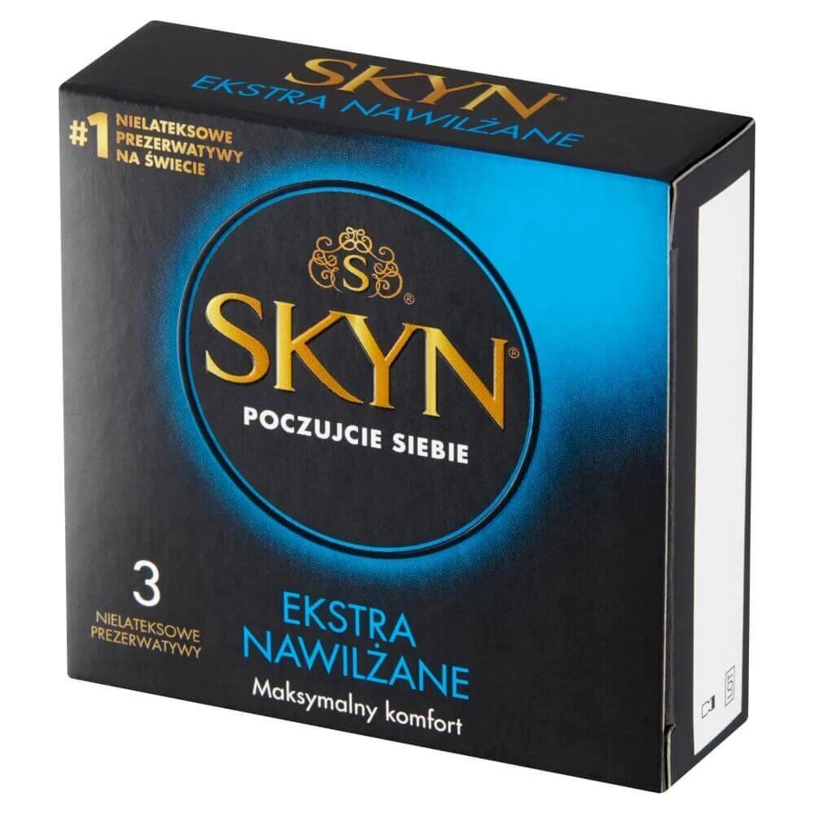 Презервативи Unimil Skyn Extra Lubricated Latex Condoms, без латексу, 3 шт.: ціни та характеристики
