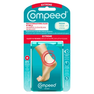 Пластир Compeed Extreme Blister Patch гідроколоїдний, середній розмір, 5 штук