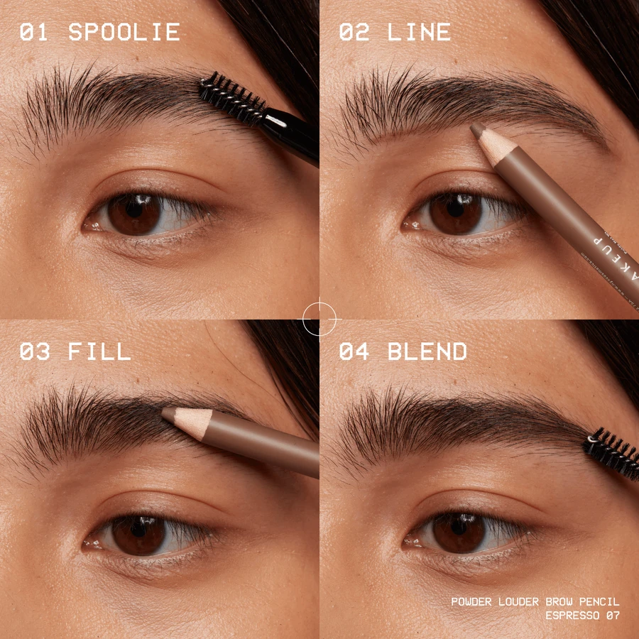 NYX Professional Makeup Powder Louder Brow Pencil Пудра-олівець для брів Пудра-олівець для брів, каштановий: ціни та характеристики