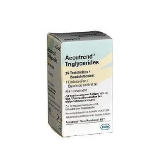 Тест на триглицериды Accutrend, 25 штук, Roche