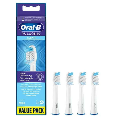 Oral-B, змінні насадки для зубної щітки Pulsonic Clean, 4 шт.: ціни та характеристики